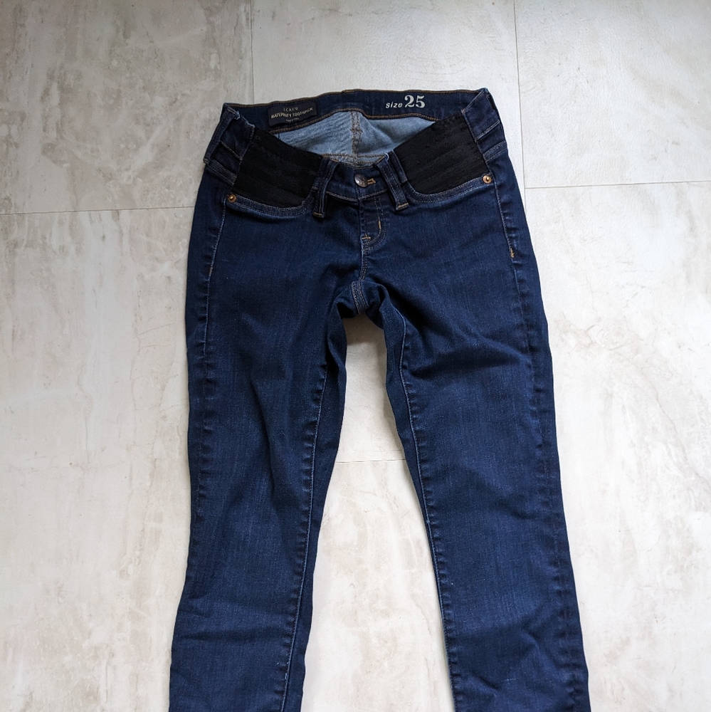 J crew maternity underbelly denim
